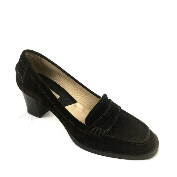 Michael Kors Collection Penny Loafer Pump Suede 7 - Picture 1 of 8